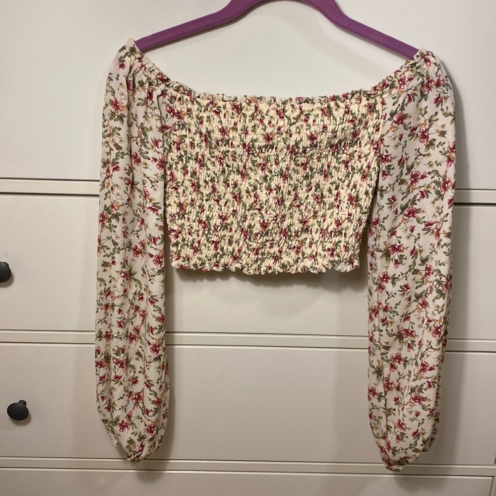 floral blouse